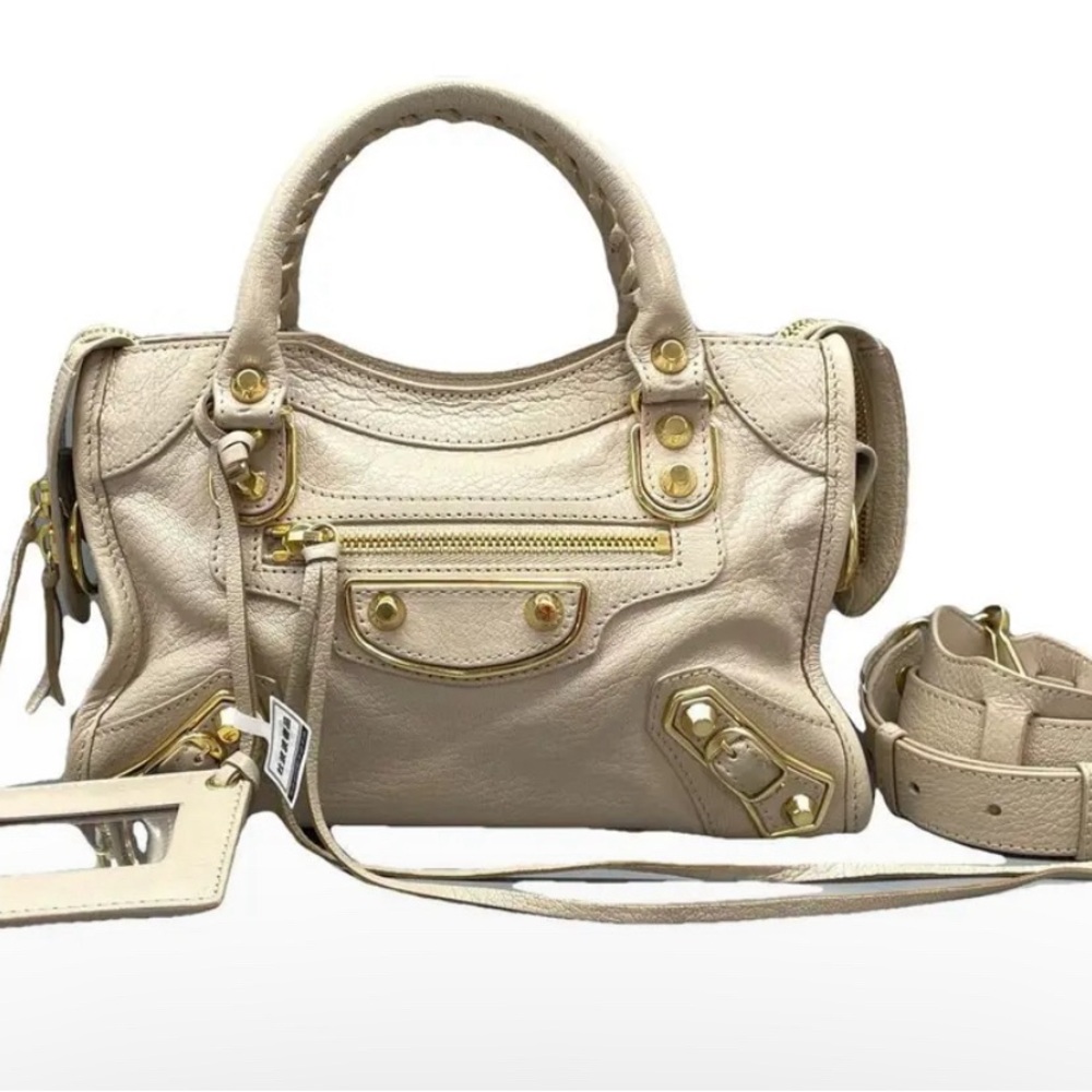 Balenciaga Gold Tan leather Giant bag - Picture 2 of 2